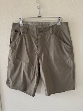 KUHL Men’s Sz 31 Renegade Nylon Hiking Outdoor Shorts Khaki 10" Inseam